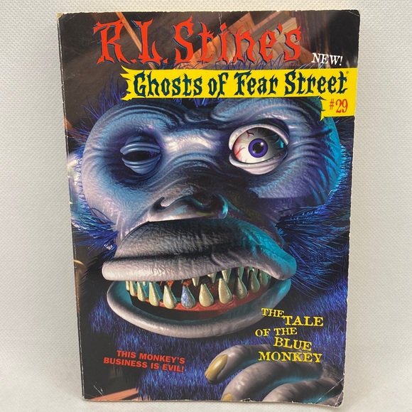 R.L. Stine’s Ghosts of Fear Street #29 The Tale of The Blue Monkey 1998 Horror - Picture 1 of 12